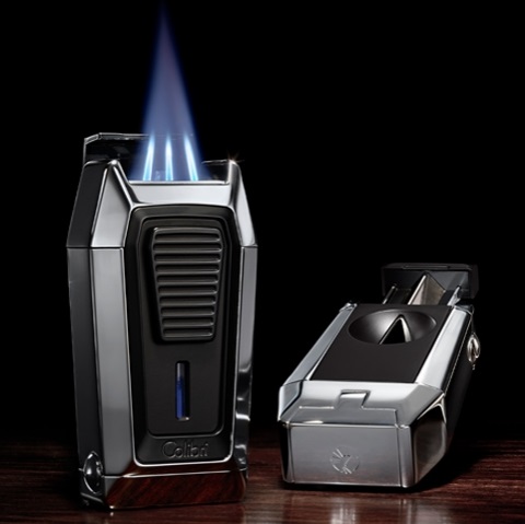 Colibri Quantum Lighter Triple-jet Flame with Built-in V-Cutter