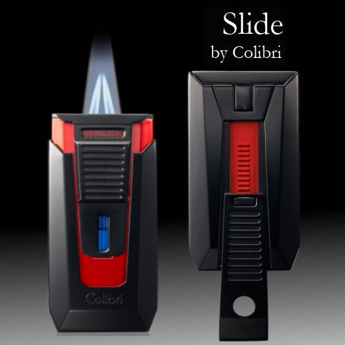 Colibri Slide Lighter with Punch Cutter
